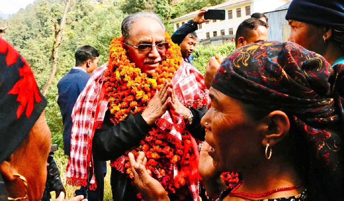 माओवादी केन्द्रका अध्यक्ष दाहाल (प्रचण्ड) गोरखा-२ बाट विजयी